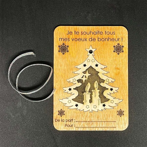 Carte boule de Noël SAPIN DE NOËL – Image 3