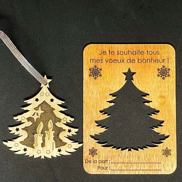 Carte boule de Noël SAPIN DE NOËL – Image 2