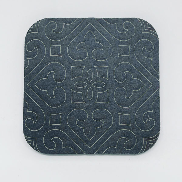 Sous verre en ardoise 10x10cm – Image 3