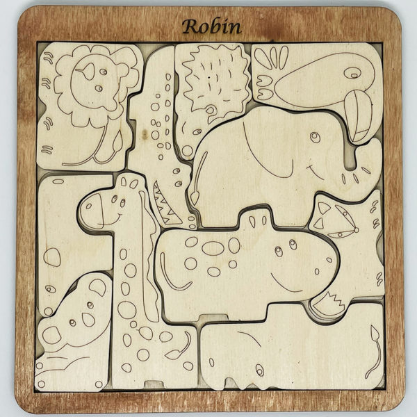 Puzzle à Colorier Personnalisable - Le Cadeau Unique et Mémorable